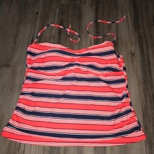 👙 Striped Tankini Top